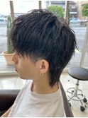 ショートウルフ　メンズショート