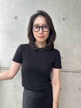 リバレッジ 広尾(Leverage) ひし形レイヤーカット 30代40代50代【広尾/恵比寿】担当 濱口