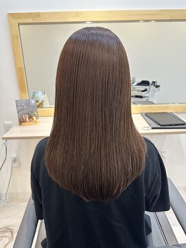 モクヘアー(moc hair) 艶グレイカラー