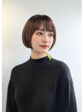 ライズ ネックス ザ サロン 渋谷(LIZE nex the salon) 小顔ボブ#渋谷駅#韓国#髪質改善#トリートメント