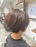 【透明感UP】カット＋カラー+ダメージを抑えるミックス系の前処理付き￥9900