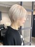 【Open記念】肩上ショート割引(メンズも可)カット+ケアブリーチ2回+カラー 