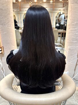 ロンド エスポワール 錦糸町(Lond espoir) ◯ ミニウルフチェリーブラウンブリーチなしレイヤー韓国前髪/1