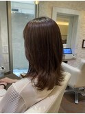 レイヤースタイル×ラベンダーベージュ
