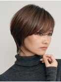 表参道白髪ぼかし髪質改善カラーウルフショートボブ40代50代60代