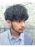 縦落ちパーマツイストスパイラルパーマシャドウパーマ大人ヘア
