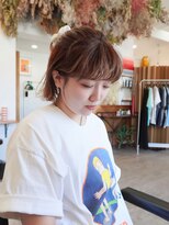 ディッセンバー 伊勢崎(December)&nbsp;切りっぱなしボブ/ミニボブ/丸くないボブ/ヘーゼルベージュ