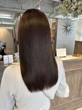 ルチア パリ(Luccica PARIS) 【Luccica Paris takako】髪質改善ストレート×オリーブベージュ