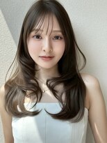 ミンクス 青山店(MINX)&nbsp;【MINX】顔まわり似合わせカット＋暗めカラーロング_表参道