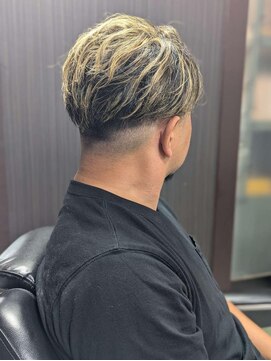 バーバーバー 都賀(BARBER-BAR) メンズメッシュハイライト