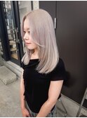 ホワイトカラー/リタッチ/レイヤーカット/ハイトーン/髪質改善