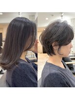 メモリーズ 銀座(Memories) 30代40代50代白髪ぼかし丸みショートくびれショート