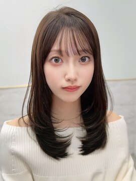 クム(kumu) 【kumu】 ロングレイヤー/顔周りカット/栄/名古屋