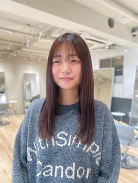 縮毛矯正さらさらストレートヘア12.11小顔