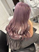 ヴィア 京都烏丸(Via)&nbsp;10代20代30代/ラベンダーピンクカラー／髪質改善／ハイトーン