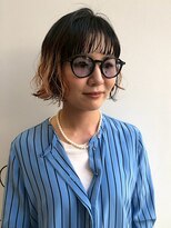 ブクレット(Bouclettes)&nbsp;艶髪/透明感グラデーション/ベージュ/ボブパーマ