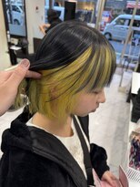 ジーナ 大宮(Zina)&nbsp;レディース/インナーカラー/イエロー 目黒