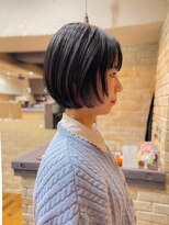 アイスバーグ ウェスト 清澄白河(eyesburg W/est)&nbsp;顔周りレイヤーショートボブ暗髪透明感