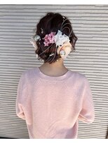 ロンドブルーム 天神大名店(Lond Bloom)&nbsp;ブリーチなしカラー/ヘアアレンジ/ヘアセット/福岡/10代20代30代