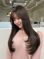 ケア 神戸(CARE)&nbsp;韓国レイヤー/ロングレイヤー/韓国ヘア/顔周りカット