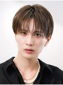 フェザーパーマニュアンスパーマセンターパートショート