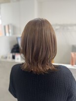 ツーバイヘアーズチーク(2 by hair. s chic) ミディアムレイヤー×ウォームベージュ