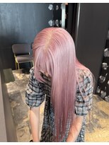 エノア 東京(ENORE)&nbsp;ミルキーホワイトピンク/ロング/ブリーチ２回～