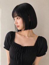 タヒエ 松屋町(tahie) ボブ/ミディアムレイヤーウルフ / 波巻きパーマ /ウルフショート