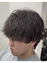 ベル 桑名(BHEL)&nbsp;桑名メンズパーマシャドウパーマシースルーマッシュウルフゆるめ