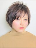 前髪短いショートボブ【RENJISHI】