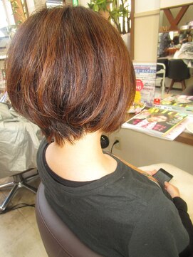 コアフィールフィス(COIFFURE fils) 【見附・今町】くせ毛風パーマ×ハイライト