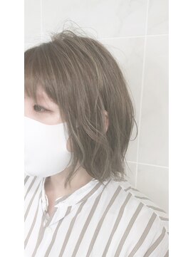 プラハファインワークス(+HER fine works) 夏カラー◆マットグレーボブstyle