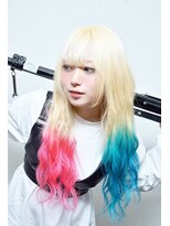 ヘアーエクステンド エフ 渋谷(f)&nbsp;ハーレクインカラー