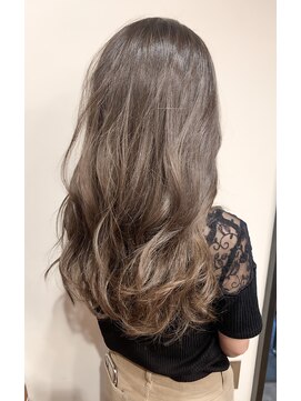 エイト プラット 渋谷2号店(EIGHT plat) シースルーハイライト×ラテベージュ