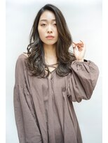 大人カールのグレージュスタイル【銀座】