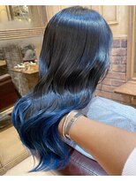 ロージアバイアルティナ(ROSIER by artina)&nbsp;ブルーグレージュ_ツートンカラー_バイカラー_暗めカラー