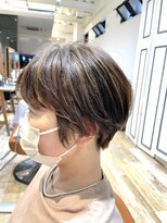 ネオリーブエム(Neolive em;)&nbsp;マッシュショート×ブリーチ使用オシャレハイライト☆