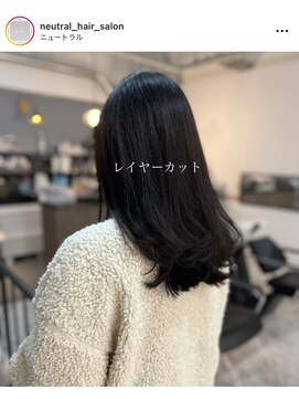 ニュートラル(neutral) 【neutral】レイヤーカット