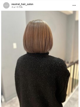 ニュートラル(neutral) 【neutral】ブリーチ オン カラー