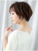 エフォートレスな髪質改善マッシュショートa古河20代30代40代