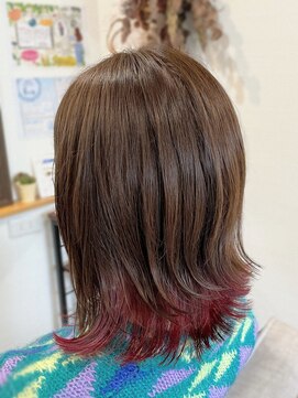 ルームスヘアー(Rooms Hair) インナーカラー1(Yui)