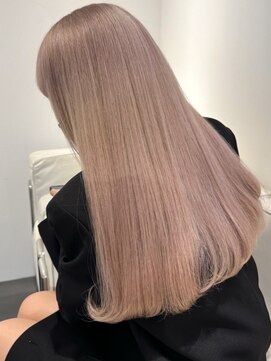 ベレーザ 渋谷(BELEZA) 3958ミルクティーアッシュ艶髪シルキーベージュハイトーンカラー