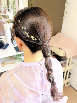 ジェネータ 新横浜店(GENETA) シンプル編みおろし【新横浜/ヘアセット】