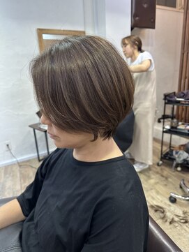 ハーツ(Heart's) 白髪ぼかしハイライト×グレージュ