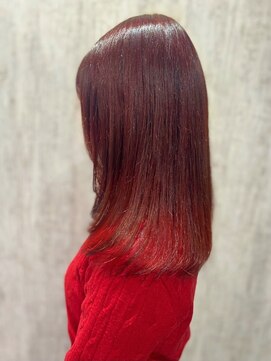 テトテ 門戸厄神店(tetote) 【tetote/村山】カシスブラウン　艶髪ストレート