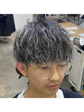エル(EL by green) RYUYA】マッシュ×緩めソフトツイストスパイラルパーマメッシュ