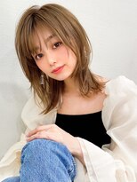 シルクレイ 高田馬場(Silk-lei) ♪大人可愛いウルフミディ外ハネボブ美髪20代30代40代高田馬場