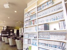 バーバーグテ 小池店の雰囲気（まんが本もたくさんあります／読み放題）