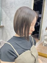 リミットバイアフィナー 大宮店(limit by Afinar) ボブ/切りっぱなしボブ/アッシュグレー