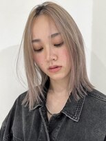 ジーナ 渋谷神南(Zina)&nbsp;まろやかミルクティー　× レイヤーカット